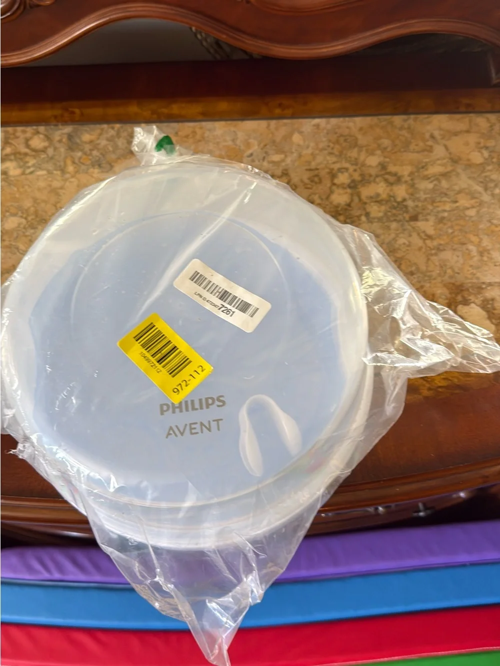 Philips Avent Light Blue Disposable Tableware Lid - Single Pack